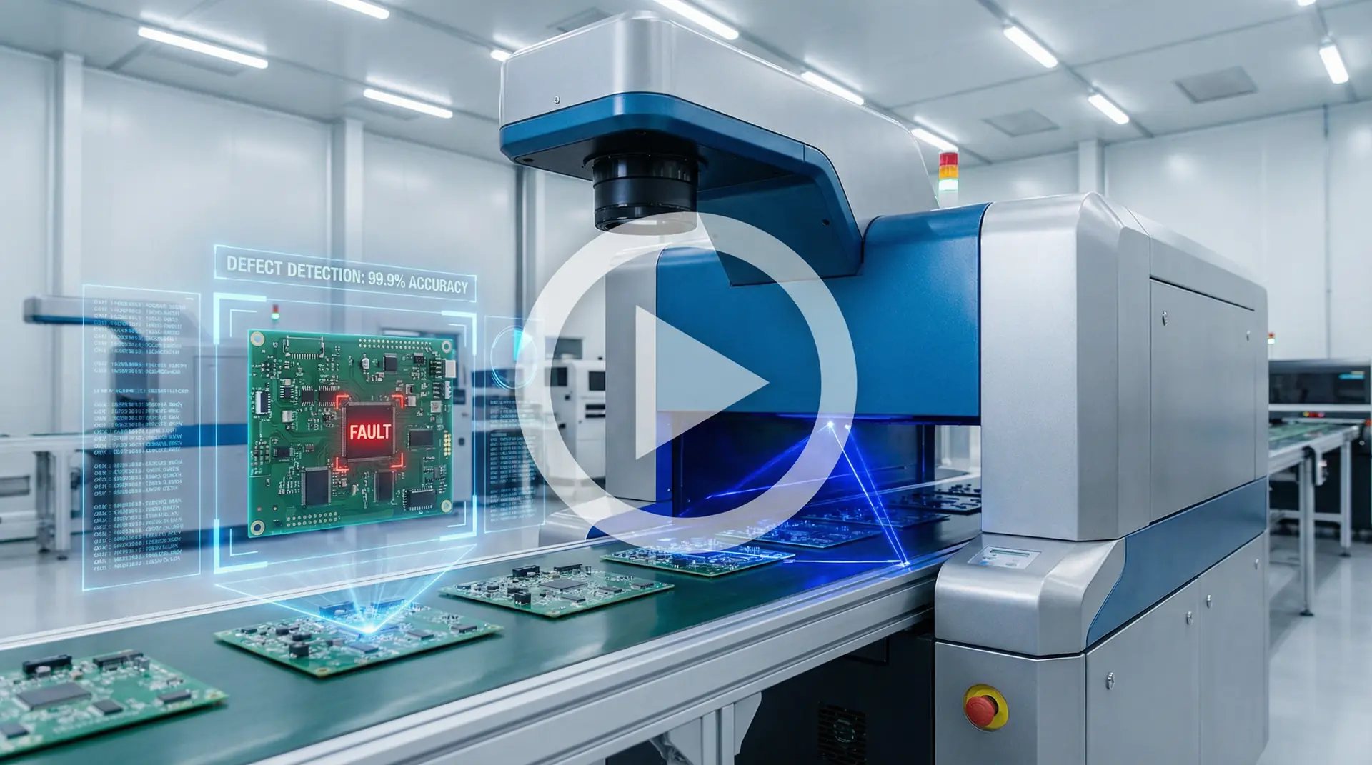 AI视觉质检系统运行实况 - 吃瓜大赛